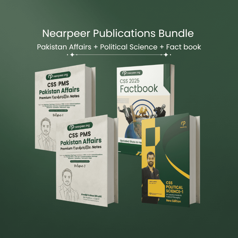 Nearpeer Premium Publications Bundle – Pak Affairs (Vol 1 & 2), Political Science & Factbook