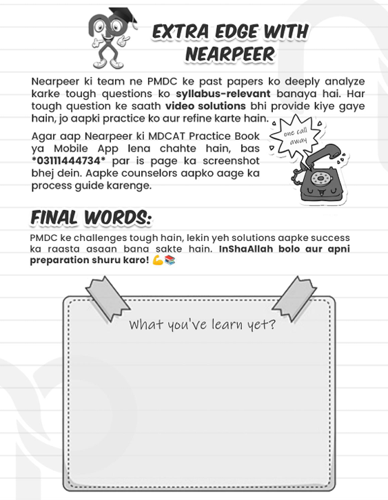 9-in-1 | Nearpeer MDCAT Final Prep Toolkit