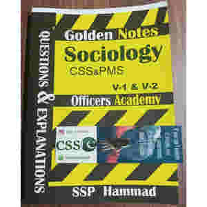 Golden Notes: Sociology Volume 1 & 2 by SSP Hammad