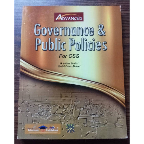 Governance & Public Policies GPP by M. Imtiaz Shahid Advanced Publishers