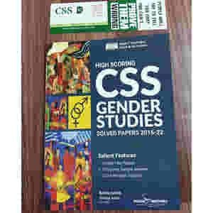 High Scoring CSS Gender Studies Solved Past Papers 2016 - 2022 by Dogar Brothers