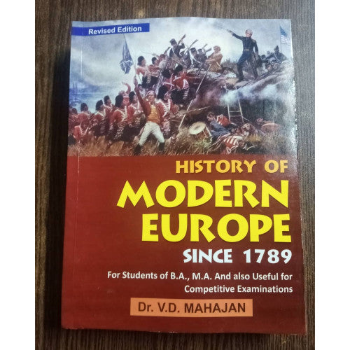 History of Modern Europe Since 1789 by V. D. Mahajan