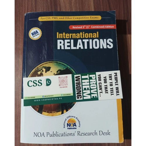 International Relations IR Part 1 & 2 Combined 5th Edition 2024 by Hassan Ali Gondal NOA