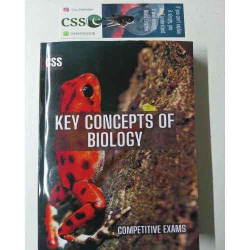Key Concepts of Biology for CSS by Shaharyar Publishers