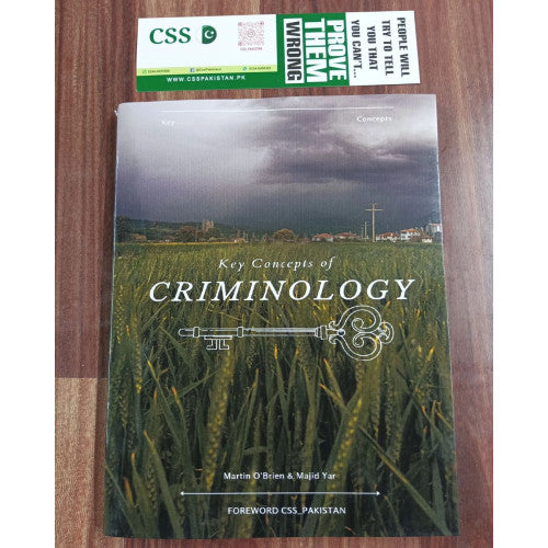 Key Concepts of Criminology by Martin O'Brien and Majid Yar Shaharyar Publishers @CSS_Pakistan