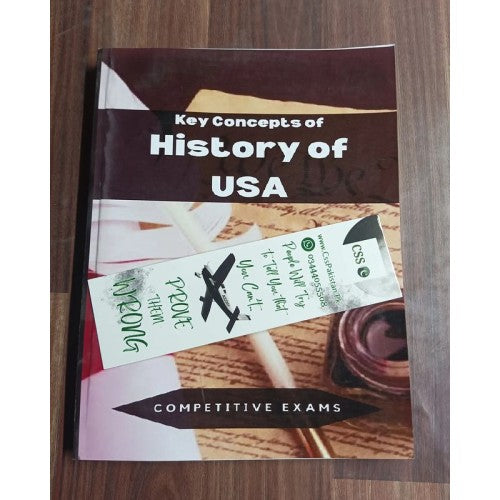 Key Concepts of History of USA by Shaharyar Publishers @CSS_Pakistan