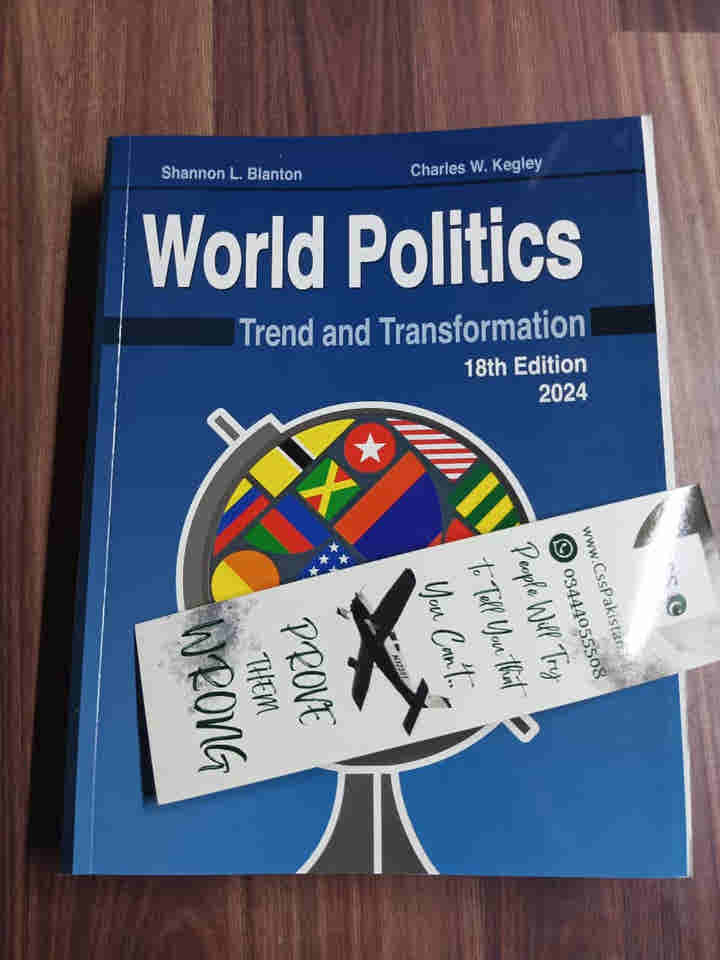 World Politics Trend and Transformation 18th Edition 2024