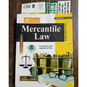 Mercantile Law Subjective And MCQs by H.H Khan Advanced Publishers