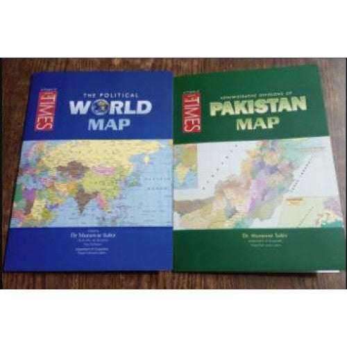 Set of Pakistan Map + World Map JWT