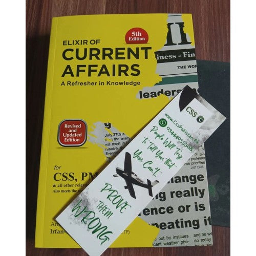 Elixir of Current Affairs by Irfan-ur-Rehman Raja JWT 5th Edition 2024