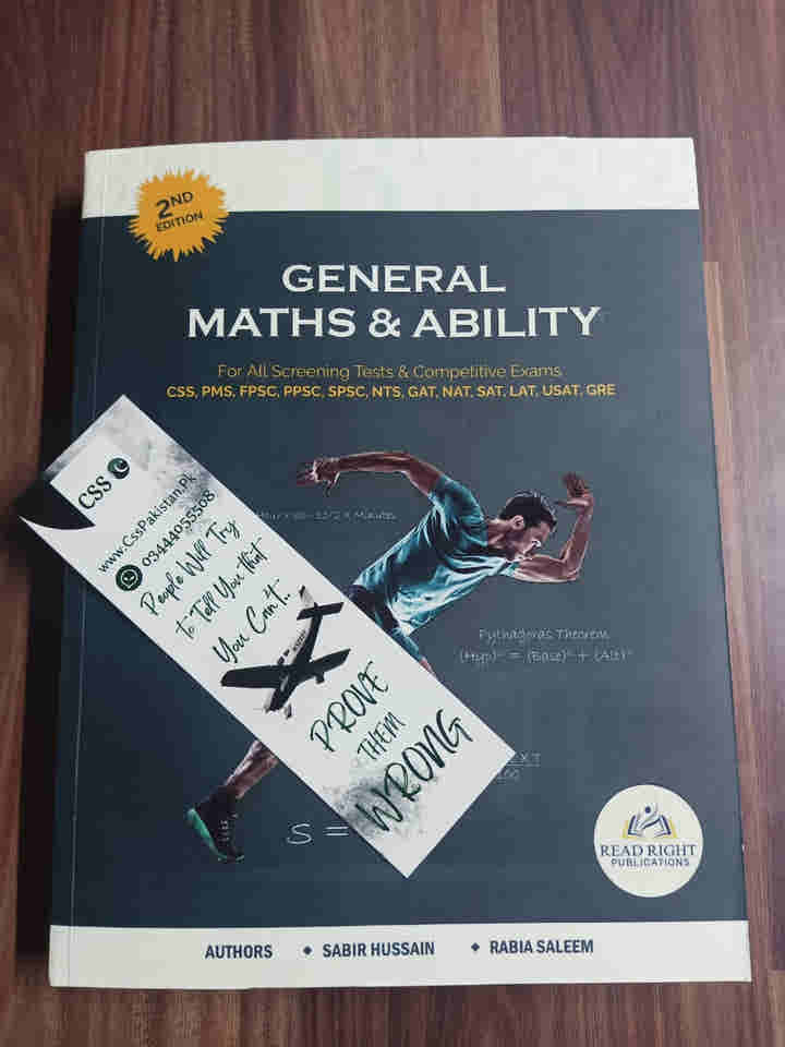 General Maths and Ability by Sabir Hussain and Rabia Saleem |2nd Edition