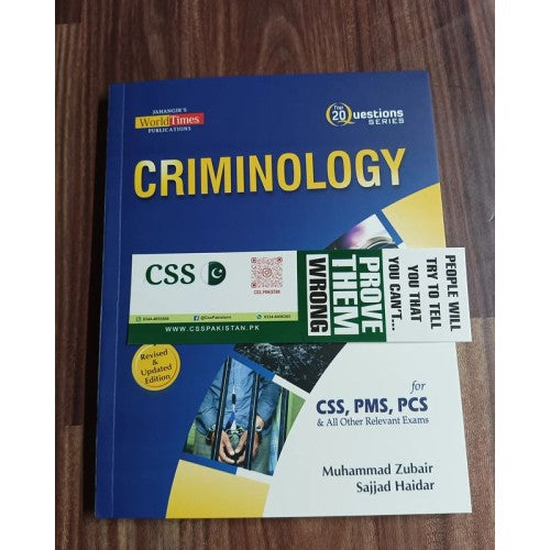 Top 20 Questions Series: Criminology by M. Zubair & Sajjad Haidar JWT