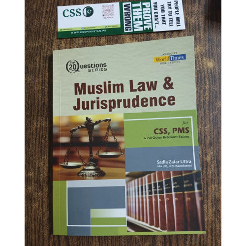 Top 20 Questions Series: Muslim Law & Jurisprudence by Sadia Zafar Uttra JWT