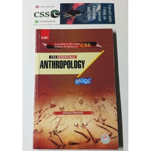 Anthropology MCQs by Danyal Mansab ilmi CSS Essentials 2023 Edition