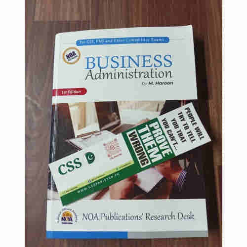 Business Administration by M. Haroon NOA 1st Edition