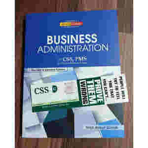 Business Administration for CSS & PMS by Syed Ahsan Zohaib JWT Latest Edition