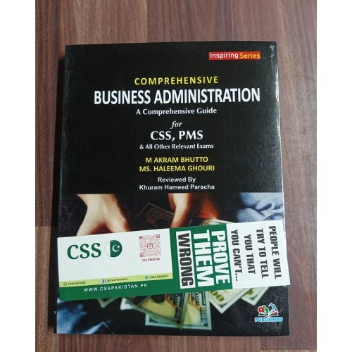 Comprehensive Business Administration by M. Akram Bhutto AH Publishers