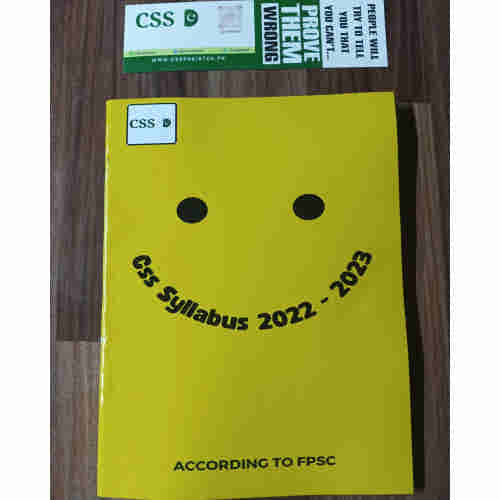 CSS Syllabus + Suggested Books + Group Selection 2022 - 2023 by @CSS_Pakistan