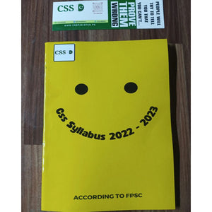CSS Syllabus + Suggested Books + Group Selection 2022 - 2023 by @CSS_Pakistan