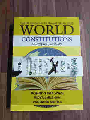 World Constitutions: A Comparative Study by Vishnoo Bhagwan