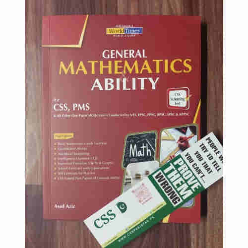 General Mathematics & Ability GMA for CSS by Asad Aziz JWT