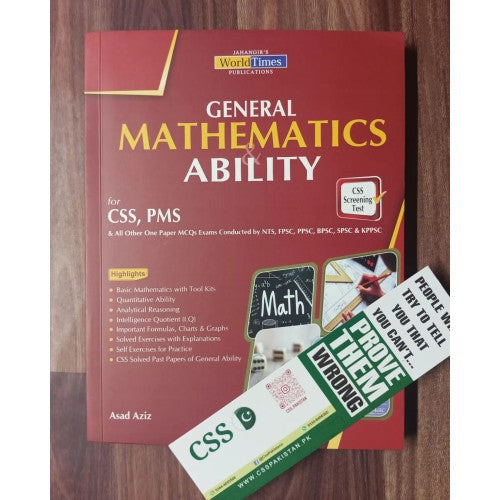 General Mathematics & Ability GMA for CSS by Asad Aziz JWT