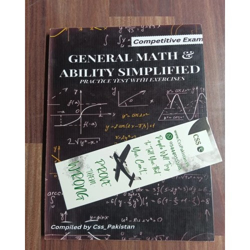 General Mathematics & Ability GMA Simplified For CSS by Shaharyar Publishers @CSS_Pakistan