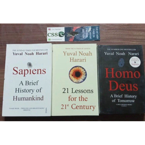 Sapiens + Homo Deus + 21 Lessons for the 21st Century by Yuval Noah Harari