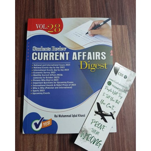 Students Review Current Affairs Digest by Rai M. Iqbal Kharal
