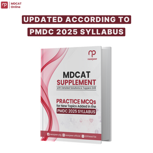 MDCAT Supplement | MCQs Bank of Only New Topics in PMDC 2025 Syllabus