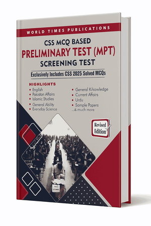 CSS MCQ Based Preliminary Test (MPT) Screening Test Guide by JWT
