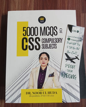 5000 MCQs of CSS Compulsory Subjects by Dr. Noor-ul-Huda CEPI