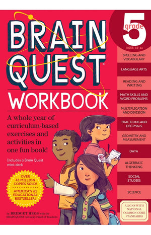 Brain Quest Workbook: Grade 5