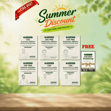 CSS 2027 Compulsory Subjects Premium Handwritten Notes Bundle - Pak Affairs V1 & V2, GSA V1 & V2, Islamic Studies, Current Affairs + FREE Roadmap