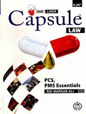 Capsule Law By Rai Mansab Ali