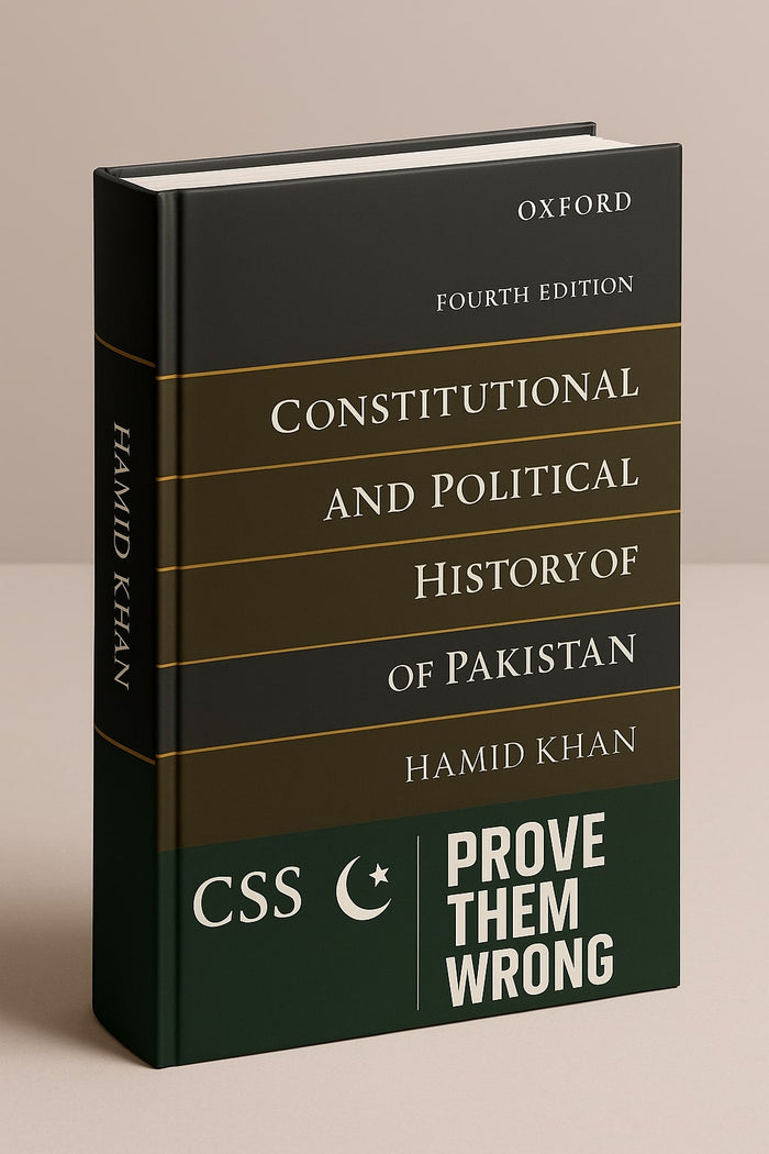 Pakistan Books Constitutional and Political History of Pakistan by Hamid Khan Oxford ...
