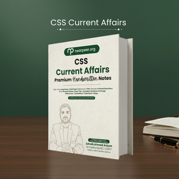 CSS Current Affairs Premium Handwritten Notes by Zohaib Ahmad Anjum - Nearpeer