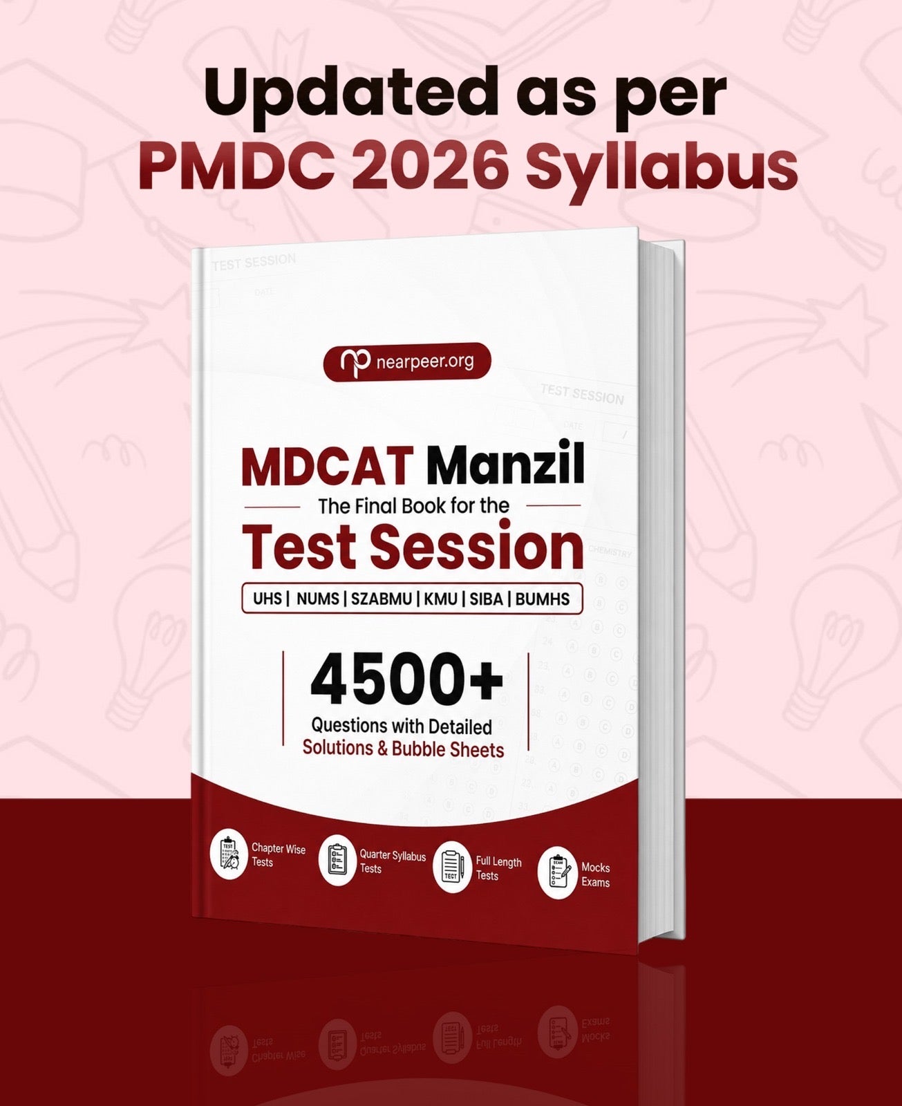MDCAT Mazil Test Session Book