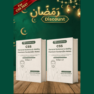CSS General Science & Ability Premium Handwritten Notes (Vol 1 & Vol 2) by Abrar Ahmad Butt
