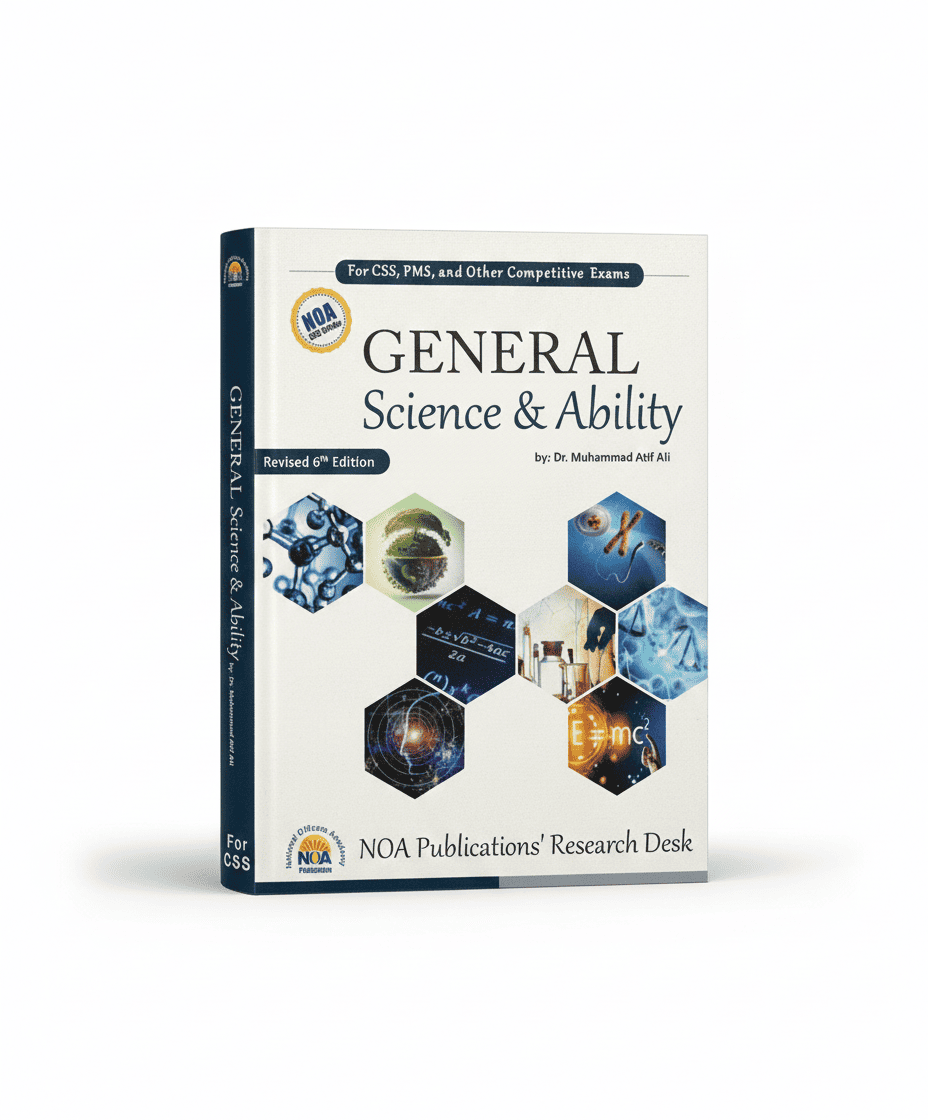 General Science & Ability GSA by Dr. M. Atif Ali NOA