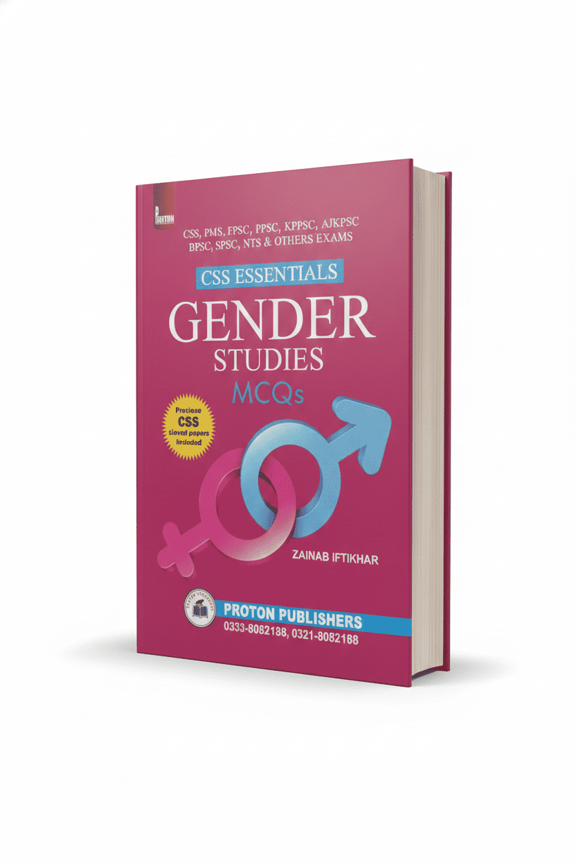 Gender Studies Objective MCQs by Zainab Iftikhar