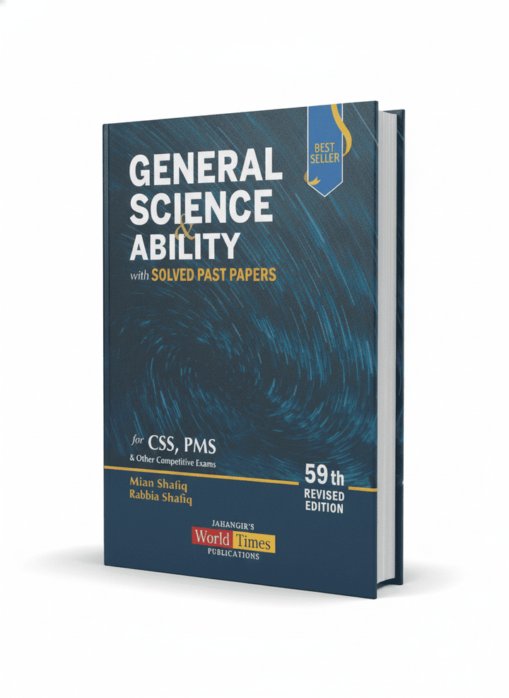 General Science and Ability GSA by Mian Shafiq with MCQs (59th Edition) JWT