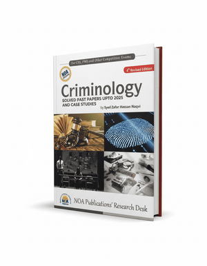Criminology For CSS by Syed Zafar Hassan Naqvi NOA