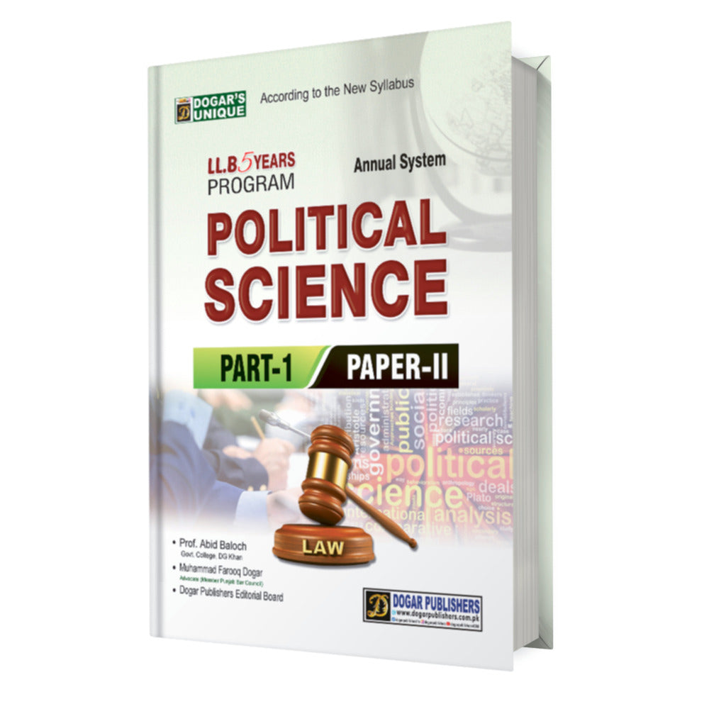 LLB Part 1 Political Science (5 Years Program)