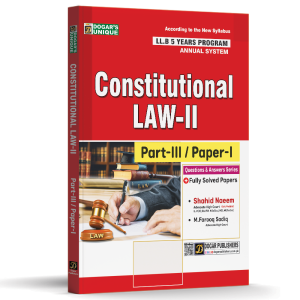 LLB Part 2 Constitutional LAW-II (5 Years Program)