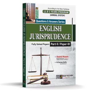 LLB Part 2 English Jurisprudence (5 Years Program)