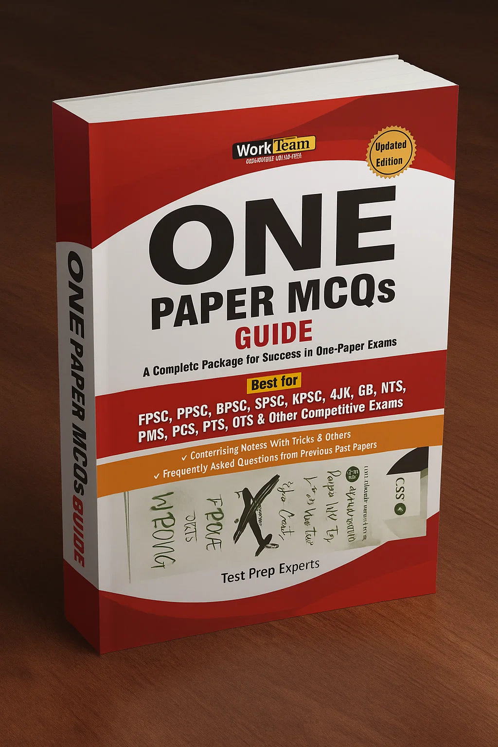 One 1 Paper MCQs Guide by JWT