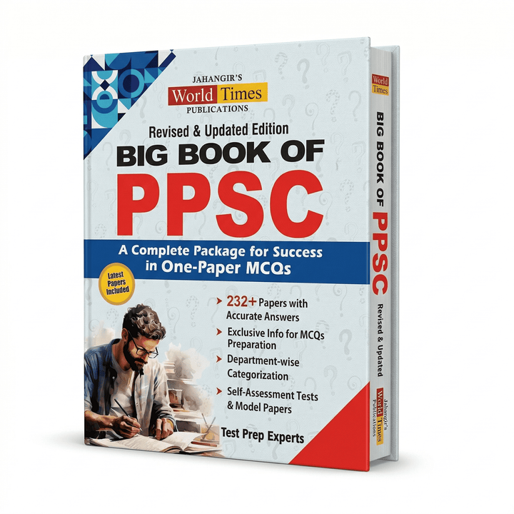 Big Book of PPSC Solved Past Papers and Model Papers by JWT