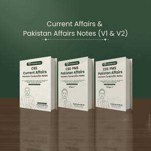 Current Affairs Premium Notes by Sir Zohaib Ahmad Anjum + Pakistan Affairs Premium Handwritten Notes Vol 1 & 2 by Sir Awaid Irshad Bhatti
