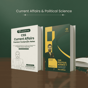 Current Affairs Premium Handwritten Notes by Sir Zohaib Ahmad Anjum & Political Science Book I (Political Philosophers) by Sir Abrar Ahmad Butt